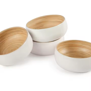 Eco-Friendly Spun Bamboo <b>Large</b> Salad <b>Bowl</b> Handmade in Vietnam-Food-Safe and Affordable Nice Choice for Wholesale - Product Image 2