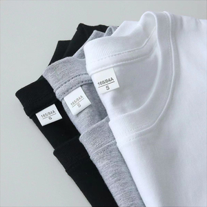 T-Shirt personnalisé lourd grande taille T-Shirt homme vierge T-shirt uni unisexe T-shirt oversize pour hommes Livraison DDP - Product Image 1