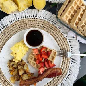 Mantel Individual de hierba marina tejido a mano a precio bajo MOQ, decoración de mesa Bohemia Natural, acento de comedor ecológico - Product Image 3