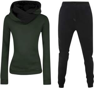 ชุดวอร์มกีฬาสำหรับผู้หญิงชุดวอร์มผ้าฝ้ายสำหรับฤดูหนาวชุดฝึกออกแบบโลโก้ได้ตามต้องการ - Product Image 1