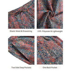 2025 Logo personnalisé hommes confort, ceinture élastique Shorts décontractés hommes rayé été en gros hommes Shorts en coton - Product Image 5