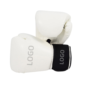 Gants de boxe professionnels en cuir personnalisés, respirants, évacuant l'humidité, fermeture réglable, bracelet de poignet réglable, tailles S/M/L/XL/2XL/3XL - Product Image 1