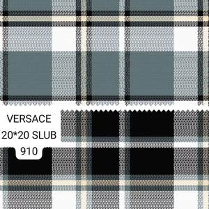 Coton teint en fil de qualité supérieure Dobby Checks Tissu flammé Tissu tissé pour chemises et vêtements pour l'exportation - Product Image 1