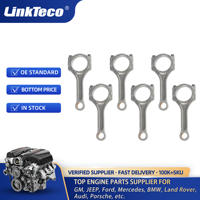 Kit de bielles et de roulements de vilebrequin Linkteco pour Hyundai Santa Fe Azera Kia Sedona Sorento G6DH 3.3