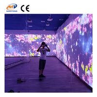 Système de projection pour le mur du musée Projecteur interactif Projection immersive de cartographie Salle d'expérience en art numérique
