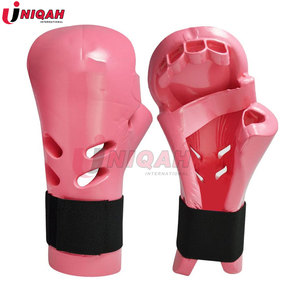 Guantes de boxeo de cuero de vaca universales Premium Durable de alto rendimiento antideslizante correa de muñeca ajustable con cordones personalizables - Product Image 4