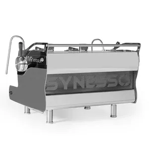 Machine à expresso semi-automatique portable électrique Value-driven MVP HYDRA 2GR en acier inoxydable à 2 groupes avec système de brassage manuel - Product Image 2