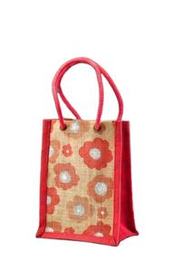 Meilleures ventes de sacs à main écologiques en jute avec sérigraphie imprimée d'un logo personnalisé pour le mariage, sacs fourre-tout pour le shopping, sacs en toile de jute - Product Image 5