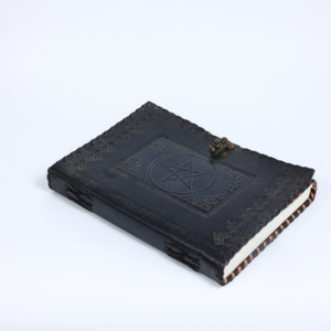 Livre d'ombre pentagramme médiéval Chakra sept pierre cuir Journal couverture en cuir planificateur cahier couverture rigide 120 feuilles cadeau - Product Image 1