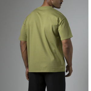 Camiseta de Algodón Peinado 100%, 200 g/m², Cuello Redondo, Hombros Caídos, Manga Corta, Absorbe la Humedad, con Logotipo Frontal - Product Image 3