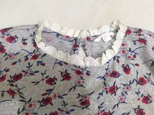 Blusa Elegante de Moda para Mujer, Manga Larga, Corte Regular, Nuevo Diseño, Cuello Redondo, Camisa Informal de Otoño con Estampado Floral, Venta Directa - Product Image 3