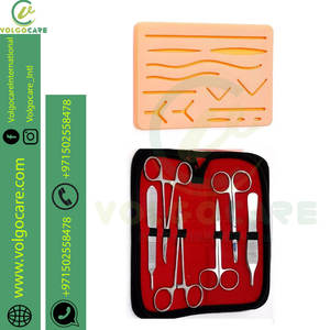 Kit de entrenamiento de sutura Dental de estilo único Kit quirúrgico de fórceps de acero inoxidable Sutura médica de campo almacenada - Product Image 5