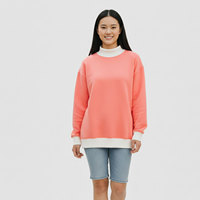 Sudadera de Forro Polar Tejido Ecológico de Dos Tonos con Cuello Simulado y Bordado 3D Frontal Personalizado, Colección Otoño/Invierno 2025 Alpha Sigma Phi