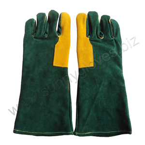 Gants de soudage en cuir de vachette durable de haute qualité anti-dérapant Caractéristiques de sécurité Usine directe en gros - Product Image 5