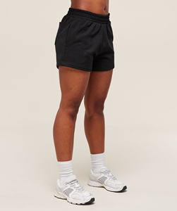 Women's High <b>Waist</b> Athletic Sports Fitness Yoga Shorts Wholesale Breathable Running Training Shorts - Product Image 2