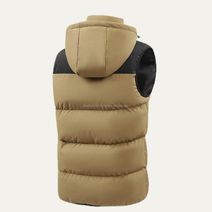 Player Styles Mens Sleeveless Puffer Vest Reversible Windproof Breathable Winter Outerwear OEM Wholesale Custom - Product Image 2