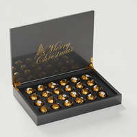 Boîte en bois MDF de style arabe personnalisée et brillante Boîte d'emballage cadeau de luxe en chocolat aux dattes