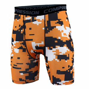 Pantalones Cortos de Compresión Sublimados, Venta Caliente, Ropa Deportiva al por Mayor, Pantalones Cortos de Compresión para Gimnasio y Fitness - Product Image 2