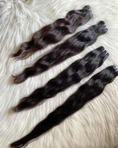 Premium Raw Indian Virgin Hair Double Drawn Paquetes de cabello humano Extensiones de peluca Temple Collection al por mayor - Product Image 2