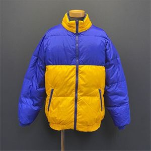 Chaqueta de plumón para hombre, de lona transpirable, con cremallera, de diseño, unisex, con logotipo personalizado, de gran tamaño, de moda, venta caliente de invierno, al por mayor - Product Image 1