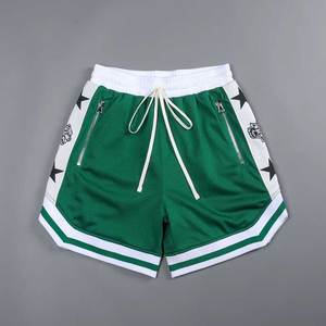 Short de gym en maille pour homme personnalisé respirant confort ceinture élastique mode de rue short en maille pour homme vêtements d'été - Product Image 1