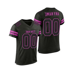 100% poliéster personalizado clásico fútbol americano Jersey fabricantes malla transpirable sublimación calle camisetas equipo Jersey - Product Image 3