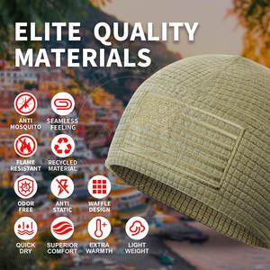 Service personnalisé OEM, bonnets en jacquard respirants et légers pour adultes unisexes, ajustement réglable, usage décontracté en plein air - Product Image 4