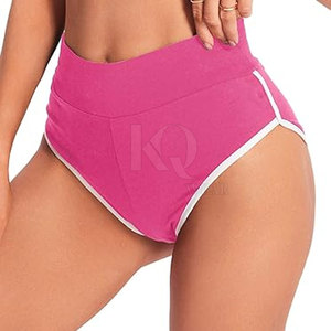 Shorts de sport taille haute effet scrunch, matière extensible respirante, séchage rapide, coupe confortable, parfaits pour la gym et le fitness - Product Image 3