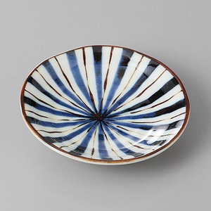 Đĩa sứ trang trí nhà bếp, kiểu dáng hiện đại, màu xanh trắng, in hình trái cây, dùng để đựng bánh ngọt, đồ ăn tối - Product Image 2