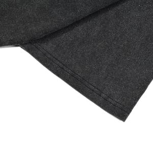 เสื้อยืดผ้าฝ้ายฟอกสีดำใส่ได้ทั้งชายและหญิงเสื้อยืดแขนสั้นสำหรับฤดูร้อนเสื้อยืด2025 - Product Image 5