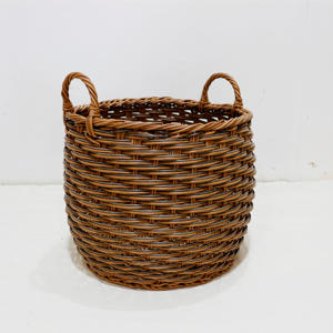 High Quality Portable Woven Collapsible <b>Plastic</b> Laundry <b>Basket</b> with Handles for Clothes Storage & Proofing Design - Product Image 2