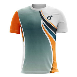 Camiseta de Fútbol Personalizada de Fábrica, Último Diseño, Manga Corta, Transpirable, Verano, 100% Poliéster para Hombre - Product Image 1
