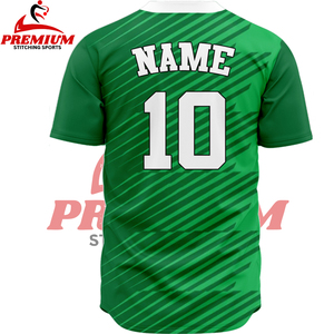Vente directe d'usine, maillot de baseball sur mesure, respirant, de haute qualité, avec un nouveau design, 100% polyester, séchage rapide - Product Image 6