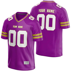 Venta al por mayor 100% poliéster hombre recortado de gran tamaño Vintage deportes Jerseys American Boxy malla camiseta fútbol Jersey camisetas - Product Image 3