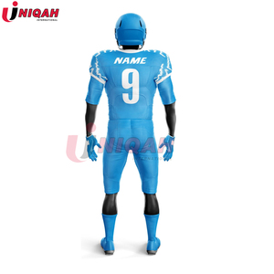 ชุดยูนิฟอร์มอเมริกันฟุตบอลแบบสั่งทำพิเศษ ทนทาน ระบายอากาศได้ดี ผลิตจากโพลีเอสเตอร์/คอตตอน สำหรับผู้ใหญ่ทั้งชายและหญิง พิมพ์ลายด้วยเทคนิคการถ่ายเทความร้อน - Product Image 6