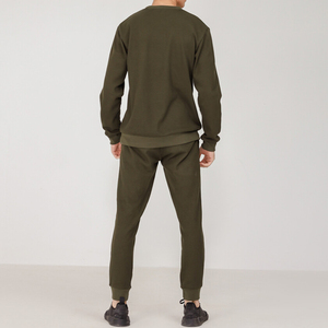 Traje deportivo de algodón para hombre, ropa para el sudor, cómoda, ajustada, lisa, en blanco, superventas, venta al por mayor - Product Image 6