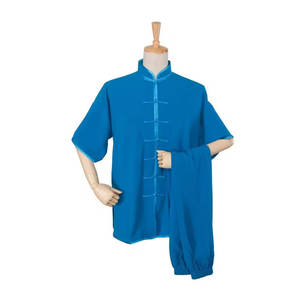 Conjuntos de Uniformes de Kung Fu 2025, Ropa Tradicional China de Artes Marciales, Logotipo Frontal, 100% Algodón, Secado Rápido y Transpirable - Product Image 2