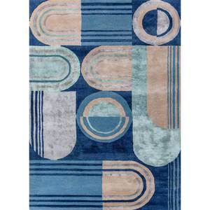 Alfombra Acar Ivory Hecha a Mano de Lana y Viscosa, Estilo Clásico y Bohemio, Rectangular de 9x12 con Técnica Jacquard para Hogar y Pasillo, Tra-13231 - Product Image 1