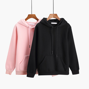 Sweats à capuche surdimensionnés doublés personnalisés brodés 300g Hommes Femmes Unisexe Pull épais en polaire 100% coton Écologique Streetwear - Product Image 1