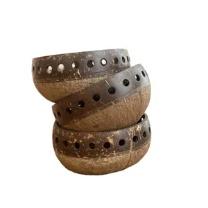 DESIGN COCONUT SHELL BOWLS HIGH QUALITY PLACE OF ORIGIN VIETNAM USE FOR FOOD OR DECORATION DESIGNED BOWL