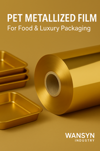 Pet Vàng Tráng Tấm Cuộn Kim Loại Phim 0.15-2.0Mm Rượu Sâm Banh/Vàng/Bạc Cho Sang Trọng Bao Bì & Hộp Quà Tặng - Product Image 2