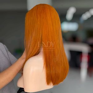 Perruque frontale droite couleur naturelle avec dentelle HD, 100% cheveux humains vietnamiens, vente en gros de vrais cheveux vietnamiens - Product Image 4