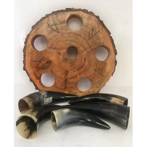 Shot <b>Cups</b> <b>Viking</b> Horn with Stand Animal Style for Religious Traditional Norse Drinking Decorative Use on Special Occasions - Product Image 4