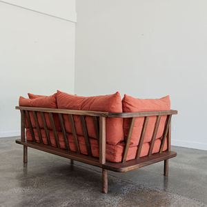 Mueble Madera Teca Dos Asientos Exteriores Cojines Nuevos Muy Cómodos-Lani - Product Image 4