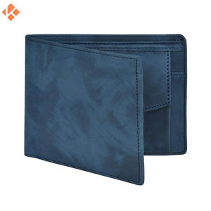 2024 Portefeuille en cuir court pour hommes Design personnalisé avec fermeture ouverte Doublure en polyester de haute qualité Fabriqué au Pakistan Prix de gros - Product Image 5