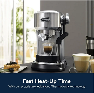 Cafetera Espresso DEDICAA Maesstro Plus Totalmente Nueva, Varilla de Vapor Automática, 3 Ajustes de Temperatura para Café, Espuma de Leche, Tanque Extraíble de 54 oz - Product Image 2