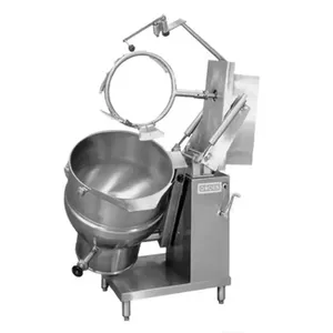 Mélangeur inclinable à gaz INA/2 modèle DHT-60A, 60 gallons. Marmite de cuisson industrielle de grande capacité par Groen - Product Image 2