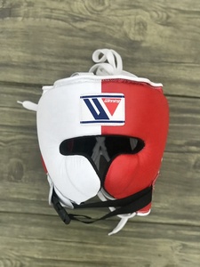 Ensemble de casque de boxe et de gants Lining, rouge et blanc, en PU, avec lacets, pour l'entraînement et le sparring des adultes - Product Image 5