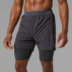 Top Selling Custom Made OEM Men's Athletic Sports Shorts Breathable Quick Dry <b>Drawstring</b> Closure High Quality Material - Product Image 4