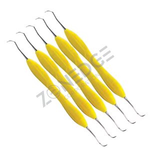 Micro escalador de Hoz Ergonómico Recubierto de silicona Instrumento dental Tratamiento periodontal Manual Power By Zonedge - Product Image 1